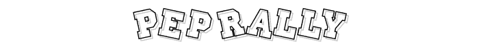 Pep Rally font
